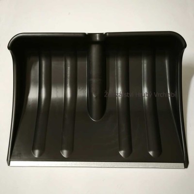 Hrablo na sníh PVC/kov 43cm plastime černé bez násady