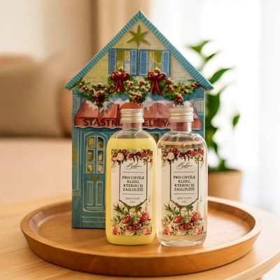 Dárková sada sprchový gel 100+100ml Šťastné vánoce