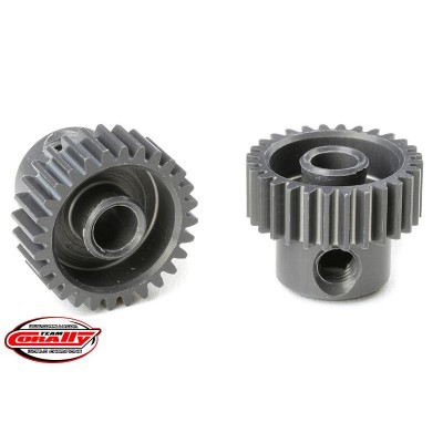 Hliníkový 7075 T6 tvrzený pastorek 28 zubů (modul 64DP)