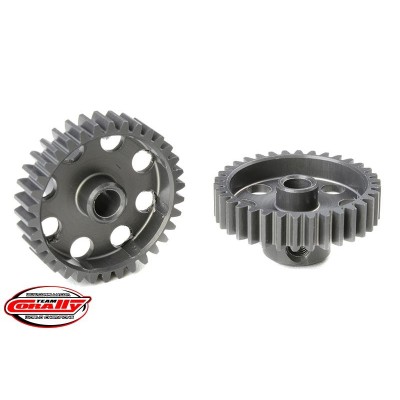 Hliníkový 7075 T6 tvrzený pastorek 34 zubů (modul 48DP)