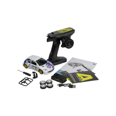 Driftovací RC auto PR28 Peugeot 206 s gyroskopem 4x4 1:28 RTR