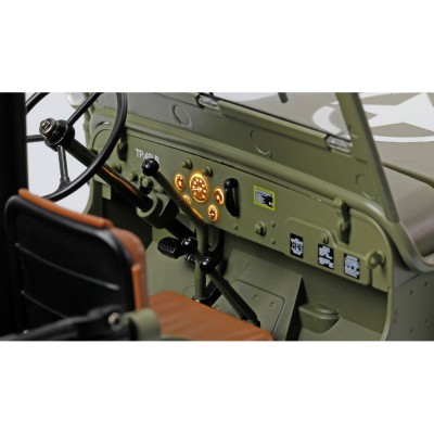 Jeep Willys MB Scale RC Crawler 4WD 1:14 RTR zelený