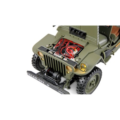 Jeep Willys MB Scale RC Crawler 4WD 1:14 RTR zelený