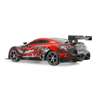 Drift Sport RC Car GTR 4WD 1:16 RTR s kouřem a LED osvětlením červené