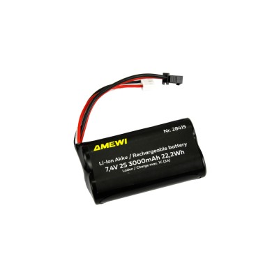 Li-Ion akumulátor 2S 7,4V 3000mAh konektor HBX