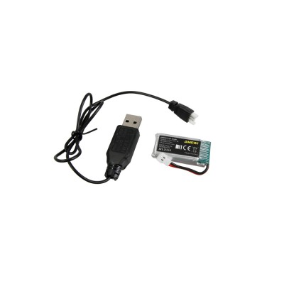 AMXFlight RC letadlo AM-12 450mm s gyroskopem 6G/3D 6 kanálů RTF