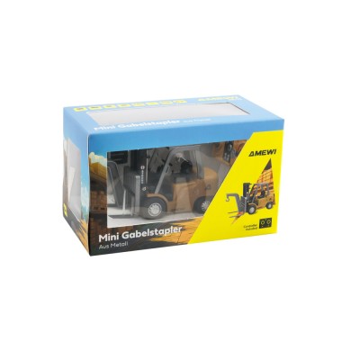 Mini kovový RC vysokozdvižný vozík 8kanálový 1:64 RTR