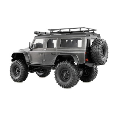 AMXRock D90 Scale RC Crawler 4WD 1:16 RTR LED rampa šedý