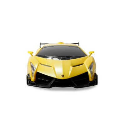 Lamborghini Veneno RC Drift Car 4WD LED 1:18 RTR licencované žluté
