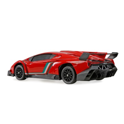 Lamborghini Veneno RC Drift Car 4WD LED 1:18 RTR licencované červené