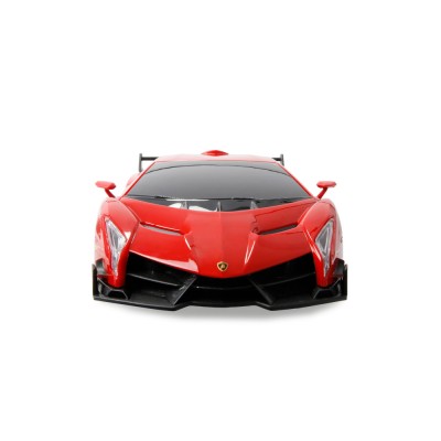 Lamborghini Veneno RC Drift Car 4WD LED 1:18 RTR licencované červené