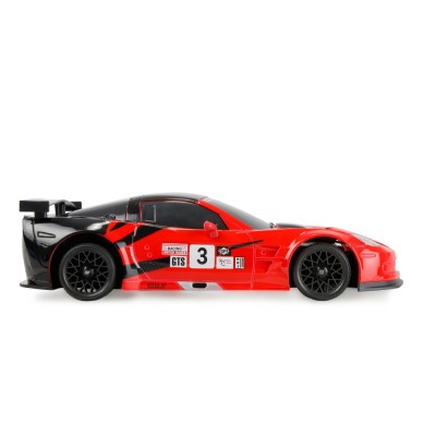 Corvette C6.R RC Drift Car 4WD LED 1:18 RTR licencovaná červená