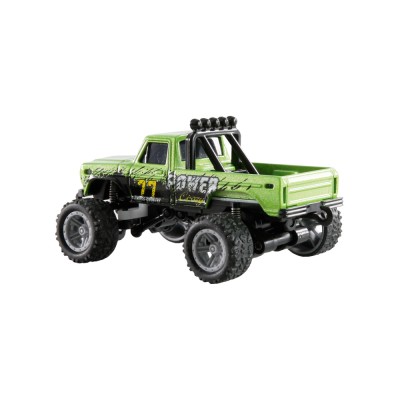 RC Monster Truck kovový 1:64 RTR LED Tempomat 2,4GHz zelený