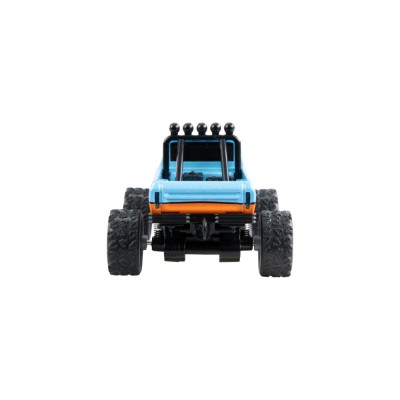 RC Monster Truck kovový 1:64 RTR LED Tempomat 2,4GHz modro oranžový