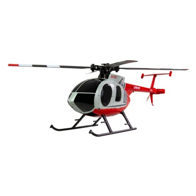 Hughes MD500 vojenský RC vrtulník, 4 kanálový s gyroskopem 6G, RTF, civilní