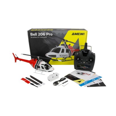 Bell 206 Jet Ranger PRO, 6ti kanálový RC vrtulník CP, 6G RTF Brushless