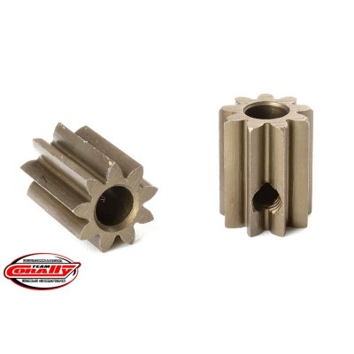 Ocelový tvrzený pastorek 9 zubů (modul 0,6)