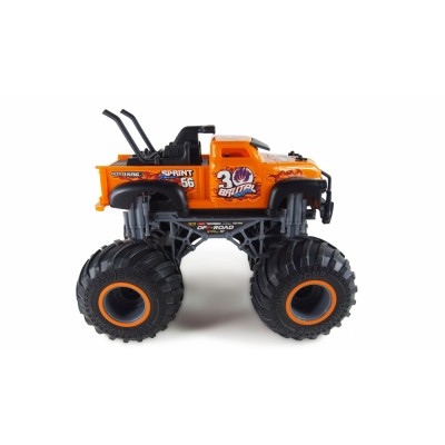 RC auto Monster Truck Crazy 1:16 oranžový