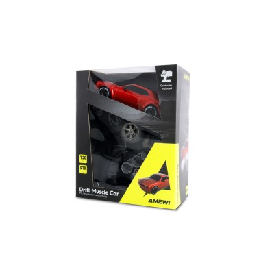 Drift Muscle Car RC driftovací auto s gyroskopem a LED 4WD 1:20 RTR červené