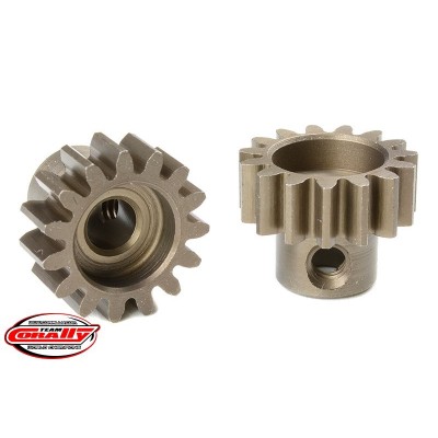 Ocelový tvrzený pastorek 15 zubů (modul M1.0)