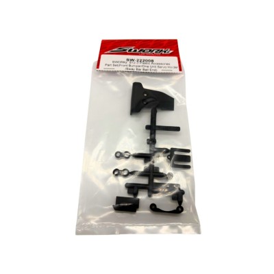 S12-3 Plastové díly (přední nárazník, držák serva, čepy stabilizátorů)