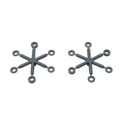 Přesné plastové těsnění 1/10 BBS tlumičů 3.0x6.3x0.9 (2 sady)