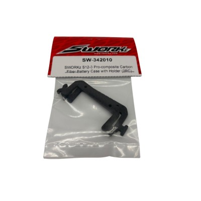 S12-3 Pro-composite karbonové držáky akumulátoru (2 ks)
