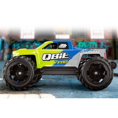 Qbit MT Pro 1/16th Monster Truck - Fluoro Zelený