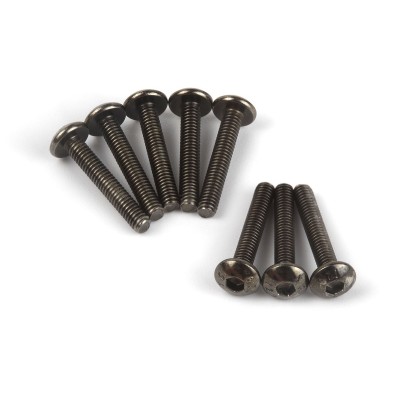 Imbusové šroubky s kulatou hlavou M2,5x15mm (8 ks)