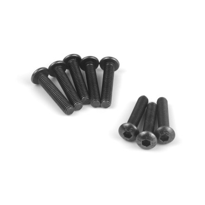 Imbusové šroubky s kulatou hlavou M3x15mm (8 ks)