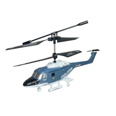 RE.EL Toys RC vrtulník policejní 3 kanály, gyroskop RTF sada