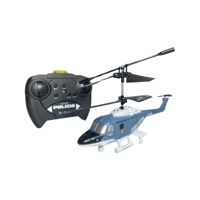 RE.EL Toys RC vrtulník policejní 3 kanály, gyroskop RTF sada