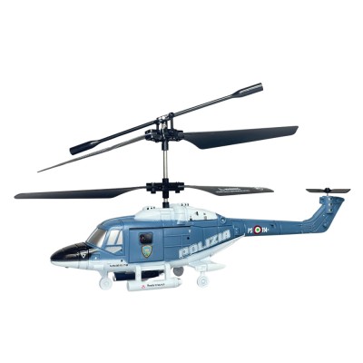 RE.EL Toys RC vrtulník policejní 3 kanály, gyroskop RTF sada