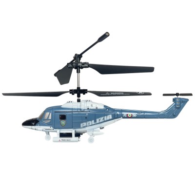 RE.EL Toys RC vrtulník policejní 3 kanály, gyroskop RTF sada