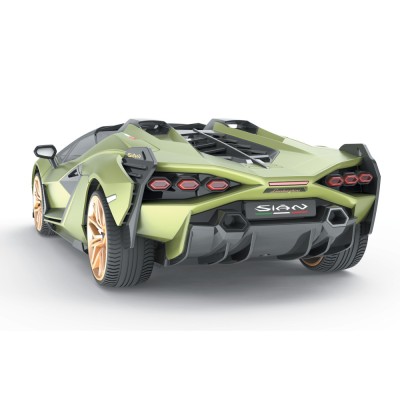 RE.EL Toys RC auto Lamborghini Sian 1:16 zelená metalíza, RTR LED 2,4GHz
