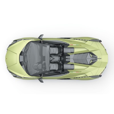 RE.EL Toys RC auto Lamborghini Sian 1:16 zelená metalíza, RTR LED 2,4GHz