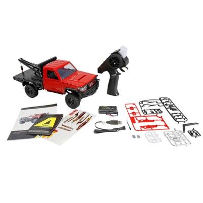 Toyota Land Cruiser Crawler 4WD 1:12 RTR červená odtahovka LED
