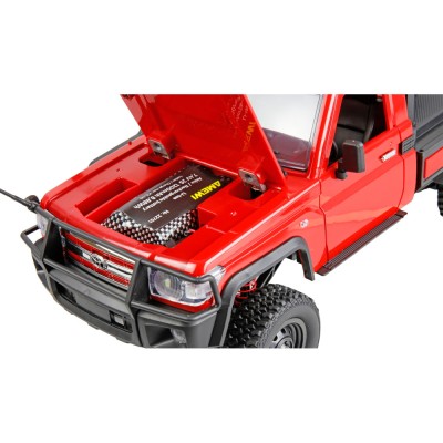 Toyota Land Cruiser Crawler 4WD 1:12 RTR červená odtahovka LED