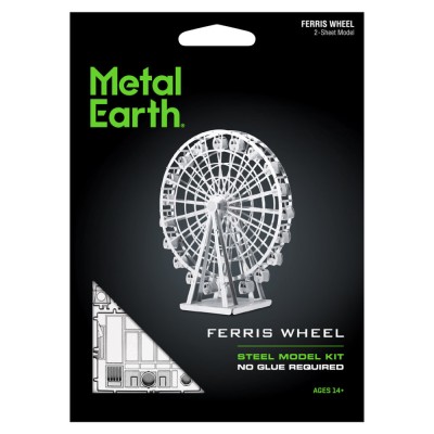 Metal Earth: 3D kovová stavebnice Ruské kolo, 79 dílků