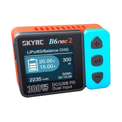 SKY RC B6 neo 2 nabíječ 300W (červená/modrá)