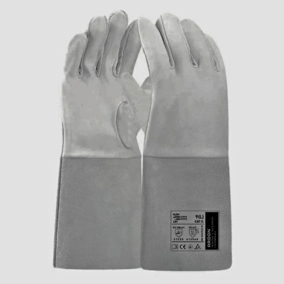 Ruk. svářecí GLEN 10 jemné dl. šedé kozinka/štípenka TIG