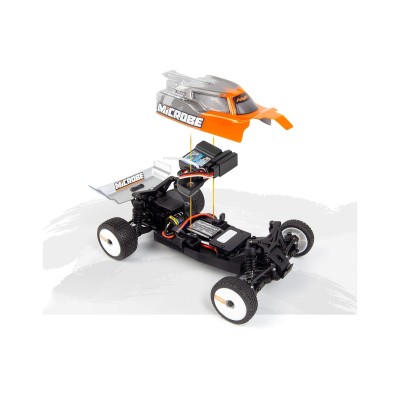 Maverick Microbe 1/24th Buggy - Oranžová