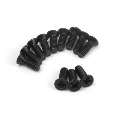 Samořezné šroubky se zápustnou hlavou 2x5mm (12 ks)