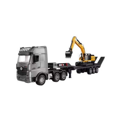 RC Truck s bagrem na dálkové ovládání 1:18 RTR