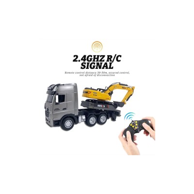 RC Truck s bagrem na dálkové ovládání 1:18 RTR
