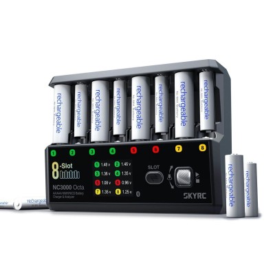 SKY RC NC3000 Octa nabíječ 8x AA/AAA čl. NiMH/NiCd