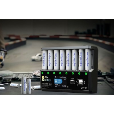 SKY RC NC3000 Octa nabíječ 8x AA/AAA čl. NiMH/NiCd