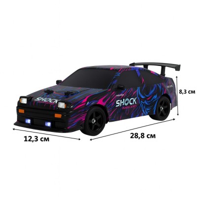 RC driftovací auto Toyota GTR světla, pára, baterie, 1:16 4WD