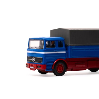 RC nákladní vůz MB 1620 s plachtou a přívěsem 1:87 RTR