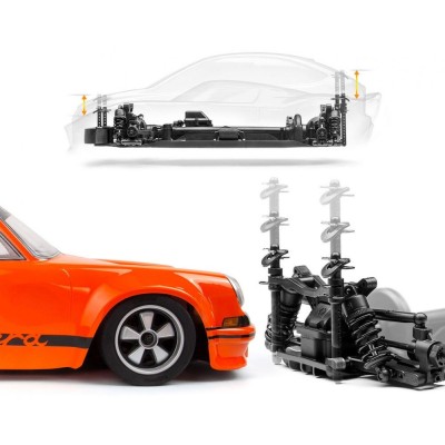 Sport 3 Flux 1973 Porsche Carrera RSR - Oranžová